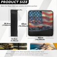 thumbnail image 5 of XYZCANDO Horse Skylight Cover American Flag RV Window Shade Camper Window Cover Foldable Blackout Window Cover UV Rays Protection Camper Trailer Fan Vent Cover RV Blackout Ventilation Cover Black, 5 of 7