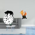 thumbnail image 2 of Reloj de pared,Reloj de pared de gato para sala de estar,dormitorio decorativo.,Reloj colgante de pared para cocina y baño moderno,Escultura de pez,Escultura de pez,decoración del, 2 of 8