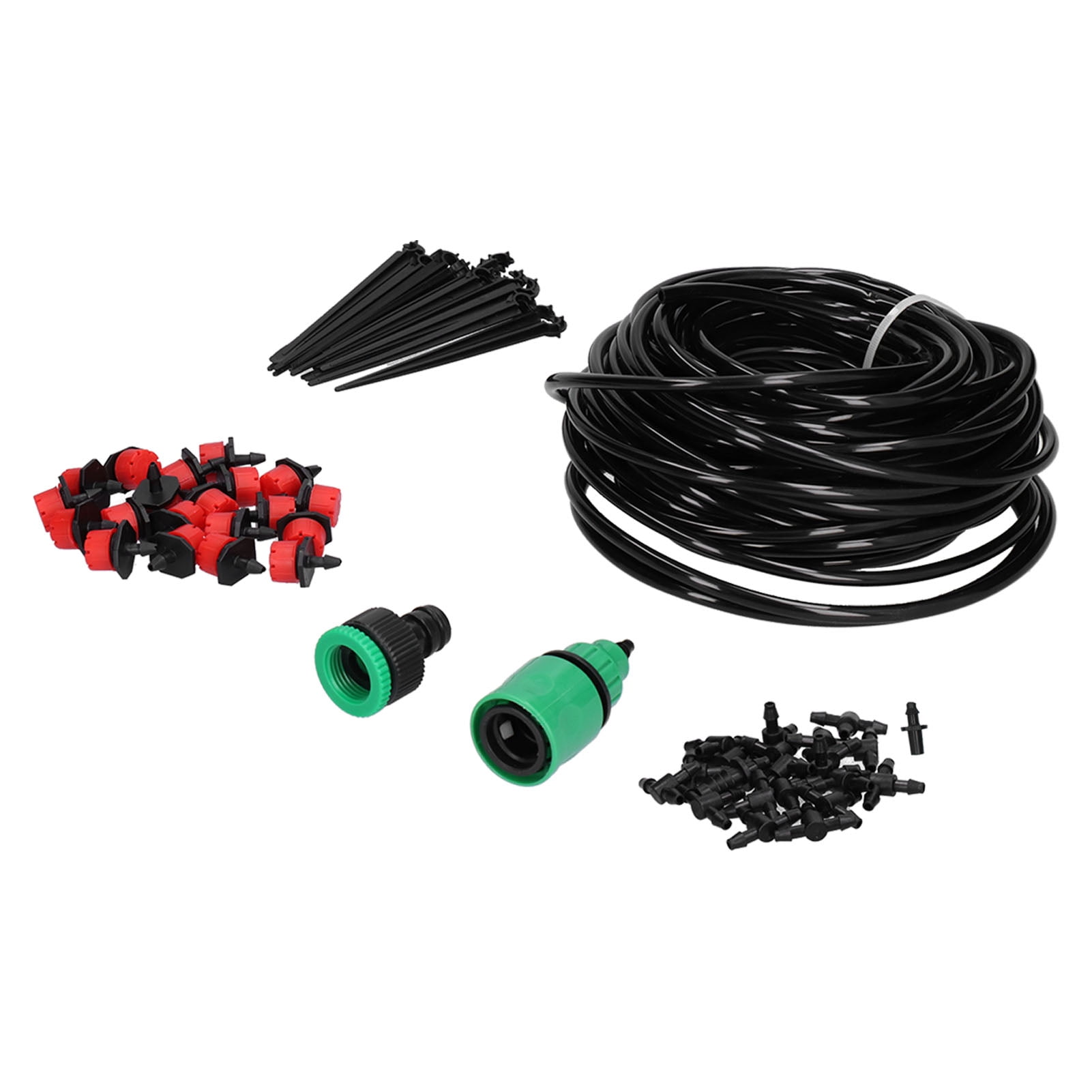 Suodoka 65.6 ft (20m) Automatic Drip Irrigation Kit with Adjustable Drippers, 63-Piece Garden Watering System for Home Potted Plants and Flowerbeds