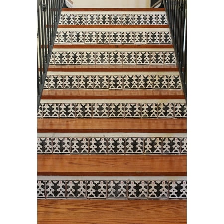 LAMINATED POSTER Interior Design Stairs Stairway Wooden Staircase Poster Print 11 x
