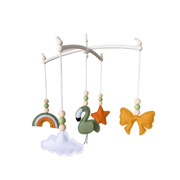Jlong Baby Mobile Crib Holder Rotate Bracket DIY Baby Bed Bell Hanging Toys Baby Rattle Toys Kid