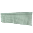 thumbnail image 2 of Cortina de media ventana de lino y algodón minimalista de estilo nórdico para armario de cocina, verde, 2 of 8