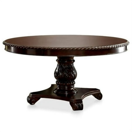 Pemberly Row 60 Round Pedestal Dining Table in Cherry