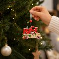 thumbnail image 6 of DefiDgd Wooden Car Christmas Hanging Ornament,Painted Wood Hanging Decor for Christmas Tree Mantel Wall Window Holiday Party Home Display, 6 of 6