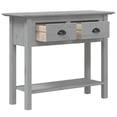 thumbnail image 2 of vidaXL Console Table BODO Grey 90x34.5x73 cm Solid Wood Pine, 2 of 5