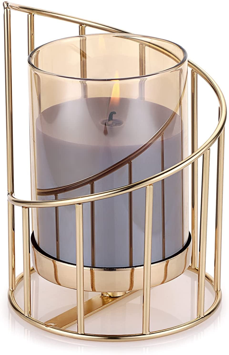 1x Wedding Geometric Copper Gold Tea Light Holder Candle Holder Lantern Decor 