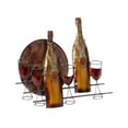 thumbnail image 6 of DecMode Copper Metal Wine Wall Decor, 6 of 9