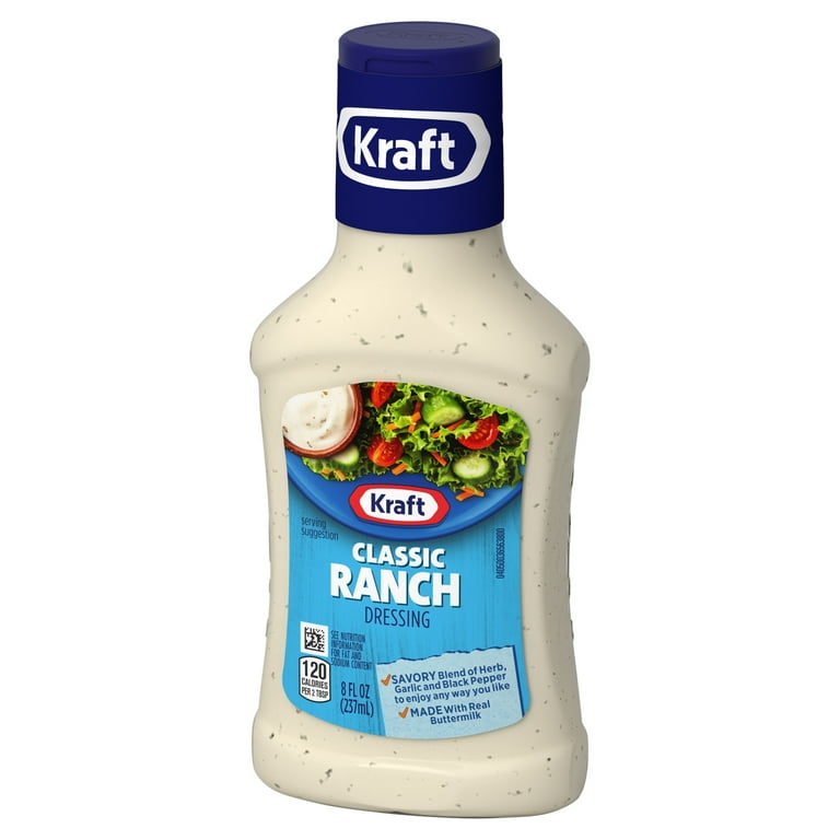 Kraft Classic Ranch Dressing, 8 fl oz Bottle