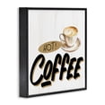 thumbnail image 2 of Stupell Industries Traditional Retro Fresh Hot Coffee Black Framed Giclee Art, 12 x 12, by Kim Allen, 2 of 8
