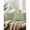 thumbnail image 2 of Outdoor Pillows Waterproof, Polka Dots Bedding Throw Pillows with Insert for Couch Sofa Bed, Modern Speckles Minimalist Sage Green 12x20 Inch Pillowcases Decorative Camping Patio Pillow Set of 2, 2 of 8
