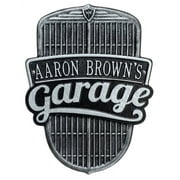 Car Grille Garage Standard 1-Line Wall Plaque