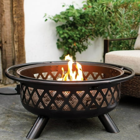 - Red Ember Gas Crossweave Fire Pit Bowl