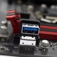 thumbnail image 1 of USB 3.2 Type E 90 Degree Front Panel Connector, 10Gbps Speed, Lossless Signal Transmission, for NZ XT B550 Motherboard Upgrade with Multi Layer Circuit, 1 of 7