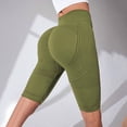 thumbnail image 2 of WULMLEO 3D Anti Cellulite Short Leggings, Women's High Waisted Compression Push-Up Sculpting Yoga, Slimming Leggings Army Green M, 2 of 5