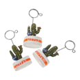 thumbnail image 4 of 1 Set 3pcs Mini Cactus Shaped Resin Metal Clips for Home Decor Party Supplies Table Menu Photos, 4 of 5