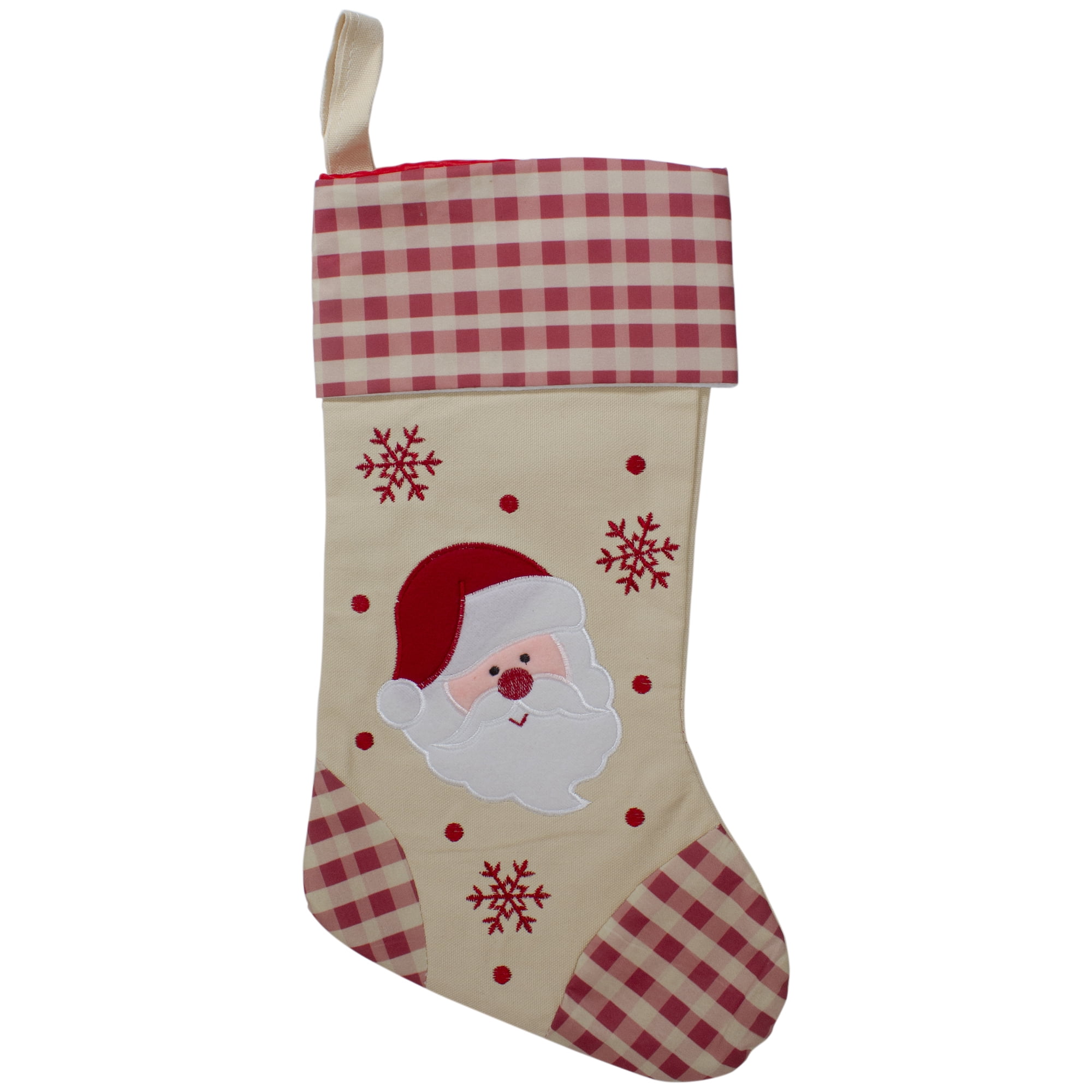 Personalised Luxury Xmas Stocking Sack HOHOHO 18" Deluxe Christmas Santa 