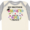 thumbnail image 4 of Inktastic My Brother Graduated and I'm Super Proud Boys or Girls Long Sleeve Baby Bodysuit, 4 of 5