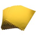 thumbnail image 1 of unbranded 20Ud Base Para Pastel Cartón Corrugado Dorado Con Borde Ondulado Uso Desechable Para Repostería, 1 of 6