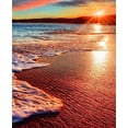 thumbnail image 1 of Sunset Seaside Landscape Paint by Numbers, 1 of 2