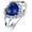 02-Lapis Lazuli, variant on Natural Turquoise Rings for Women 925 Sterling Silver Heart Shape Genuine Gemstone Ring Western Jewelry Gifts for Wife Mom Size 4 to 11