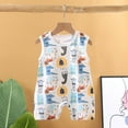 thumbnail image 2 of Gubotare Baby Boy Clothes Summer Baby Boys'Short Sleeve Bodysuit Gift for Baby Girl or Boy Baby Clothes Size 12-18 Months (Sky Blue,12-18 Months), 2 of 4