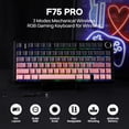 thumbnail image 2 of Teclado inalámbrico para juegos MechLands Aula F75 PRO 75% RGB, 2 of 7