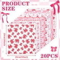 thumbnail image 2 of Ganeen 60 Piezas Cuadrados de Tela para Patchwork 25x25 cm con Lazos Rosados, 2 of 6