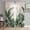 Off-White, variant on Sheer Curtains 54 Inch Length 2 Panels Set for Kitchen, Palm Leaves Tropical Semi Sheer Curtains for Windows, Green Botanical Summer Green Ombre Voile Window Treatments Rod Pocket Curtain