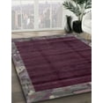 thumbnail image 3 of Ahgly Company Machine Washable Indoor Rectangle Abstract Purple Area Rugs, 6' x 9', 3 of 7