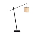 thumbnail image 3 of Lumisource Arturo Contemporary Floor Lamp in Black Wood and Black Steel with Rattan Shade, 3 of 7
