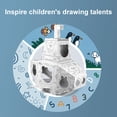 thumbnail image 4 of Gwong Juguete 1 Conjunto Juguete de cartón Ecológico Patrón de dibujos animados Papel 3D Cartón educativo Doodle Puzzle Juguete para niños Gwong 30012761, 4 of 6