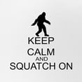 thumbnail image 2 of CafePress - Keep Calm And Squatch On - Adjustable Unisex Printed Trucker Hat with Mesh Back, 2 of 10