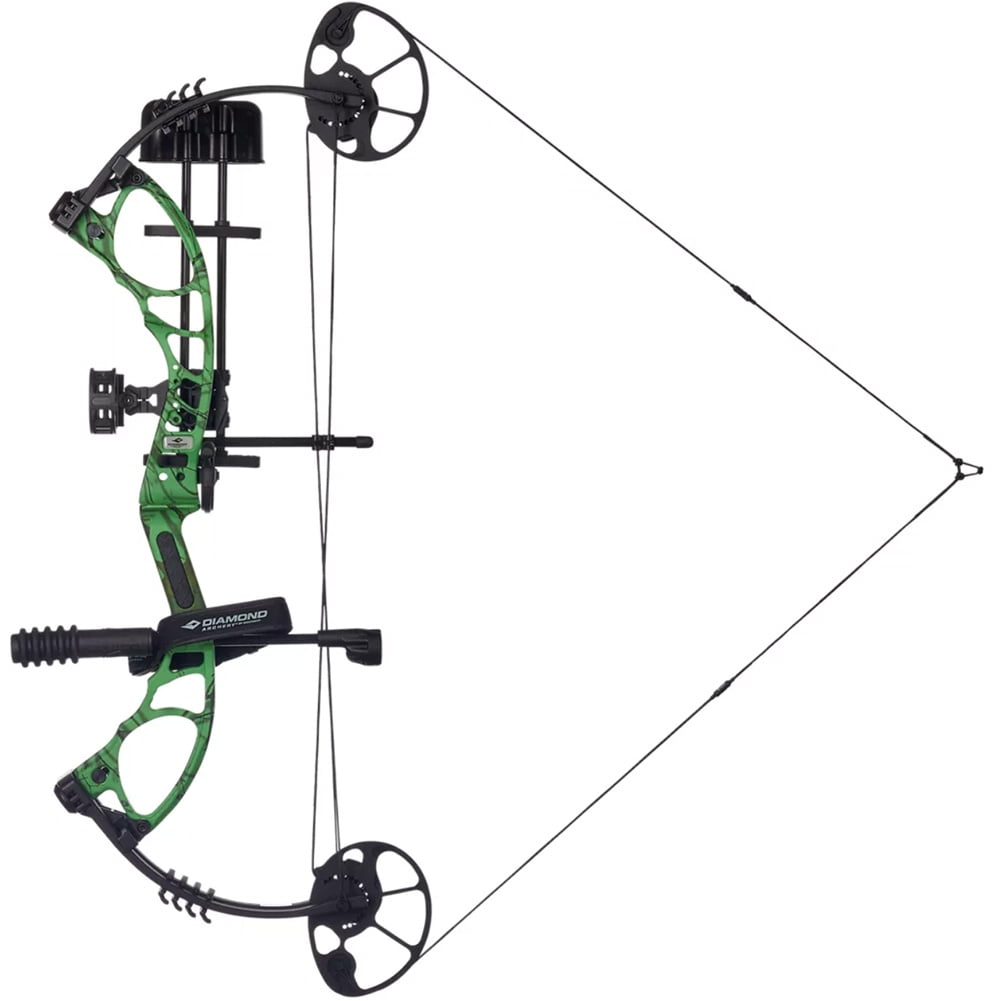 Diamond Edge XT Compound Bow Package Right Hand 70 lb Green Country Roots