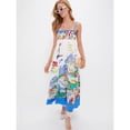 thumbnail image 3 of 2026 New Style Elegant High-Waisted Printed Suspender Dress, 3 of 6