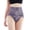 Purple, variant on Comfortable Intimate Female Underpants Women Shapewear Lace High Waisted Underwear Embroidered Mesh Sheer Panties Plus Size Underwear Panties