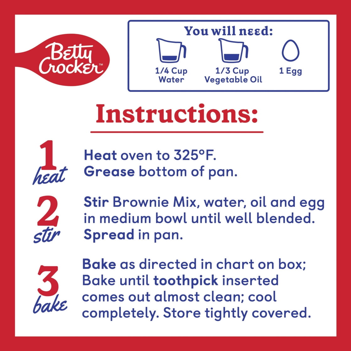 (12 pack) Betty Crocker Triple Chunk Supreme Brownie Mix, 17.8 oz