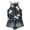 Black, variant on Womens Halter Tops Back Bow Tie Sleeveless Blouse Casual Loose Fit Keyhole Back Bohemian Print Camisole for Daily Wear Black XL