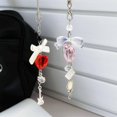 thumbnail image 4 of Osdhezcn Sweet Bowknot Heart Guitar Pendant Phone Straps Bag Charm Key Decoration Chain, 4 of 15