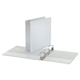thumbnail image 2 of Economy Round Ring View Binder, 3 Rings, 2" Capacity, 11 X 8.5, White | Bundle of 10 Each, 2 of 3