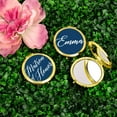 thumbnail image 2 of Koyal Wholesale Gold Compact Mirror Matron of Honor Wedding Gift, Navy Blue, 1-Pack, 2 of 5