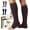 Brown, variant on Compression Socks for Men & Women - 20mmHg Graduated Circulation Support, Open Toe, Cotton Blend, Ideal for Nurses
