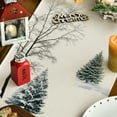 thumbnail image 5 of Sm:)e Watercolor Red Christmas Table Runner 13 x 60 Inch, 5 of 7
