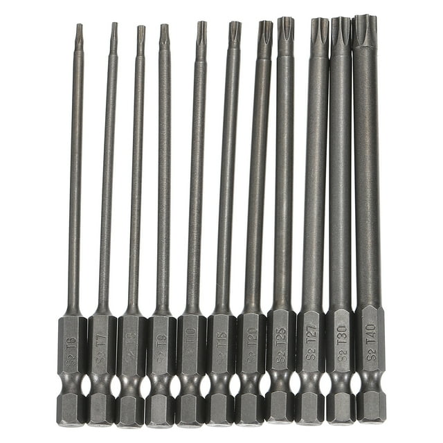 Miangastore 1 Ensemble Tournevis Électrique Tête Creuse Prune Allongée S2 Lot Tête