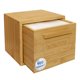 thumbnail image 1 of Recipiente para toallas WOWOTEX Luxe Bamboo con 100 toallas biodegradables, 1 of 7