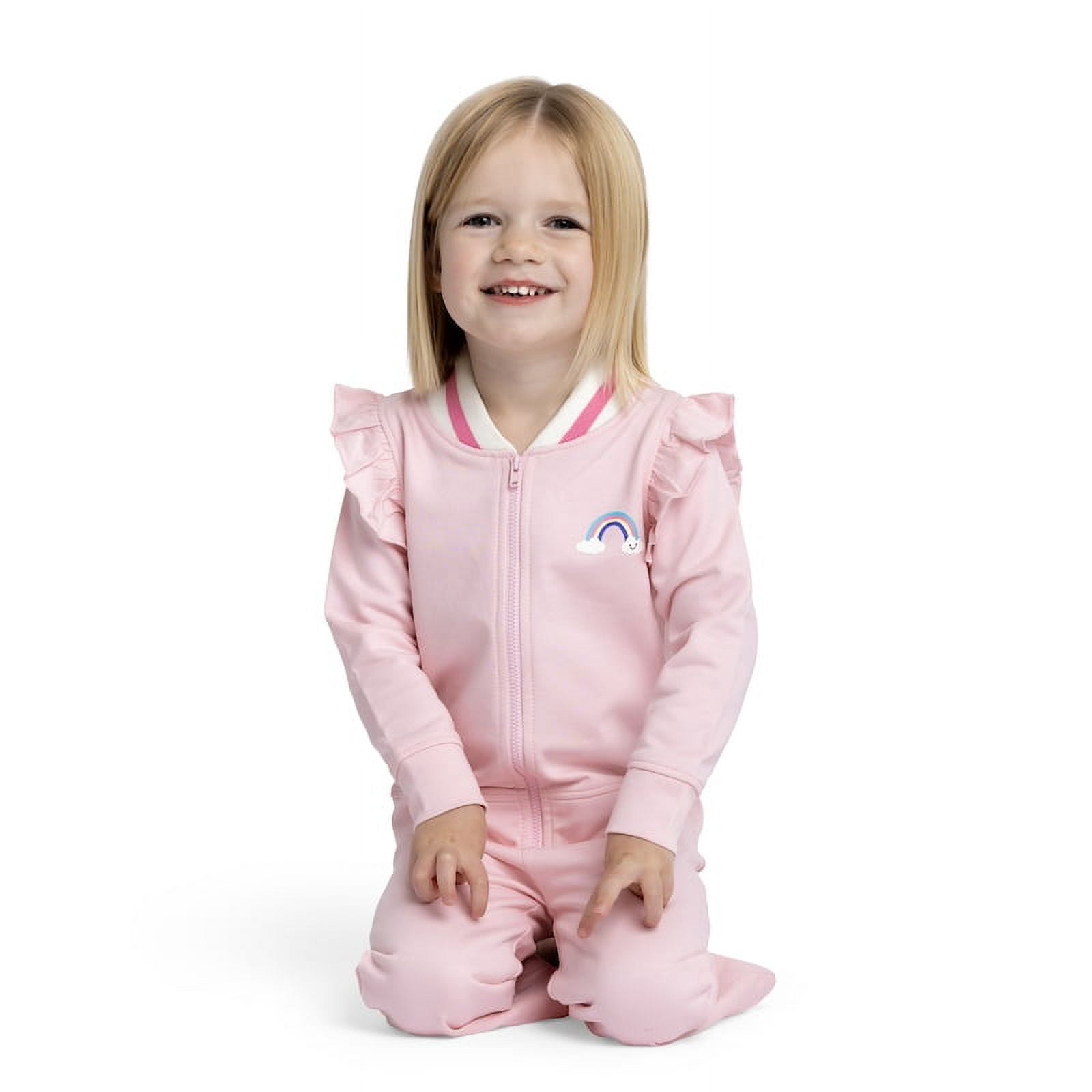 Paris Hilton x Monica + Andy Organic Cotton Ruffle Sleeve Tracksuit, Sizes 0-3M-5T