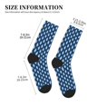 thumbnail image 3 of Pofeuu Beautiful King Penguin Pattern Print Crew Socks, Adult Running Hiking Socks for Youth and Adult, 3 of 7