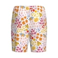 thumbnail image 2 of Haiem Colorful Floral Men's Pajama Short with Soft Woven Cotton Elastic Waistband Sleep Short-Large, 2 of 9