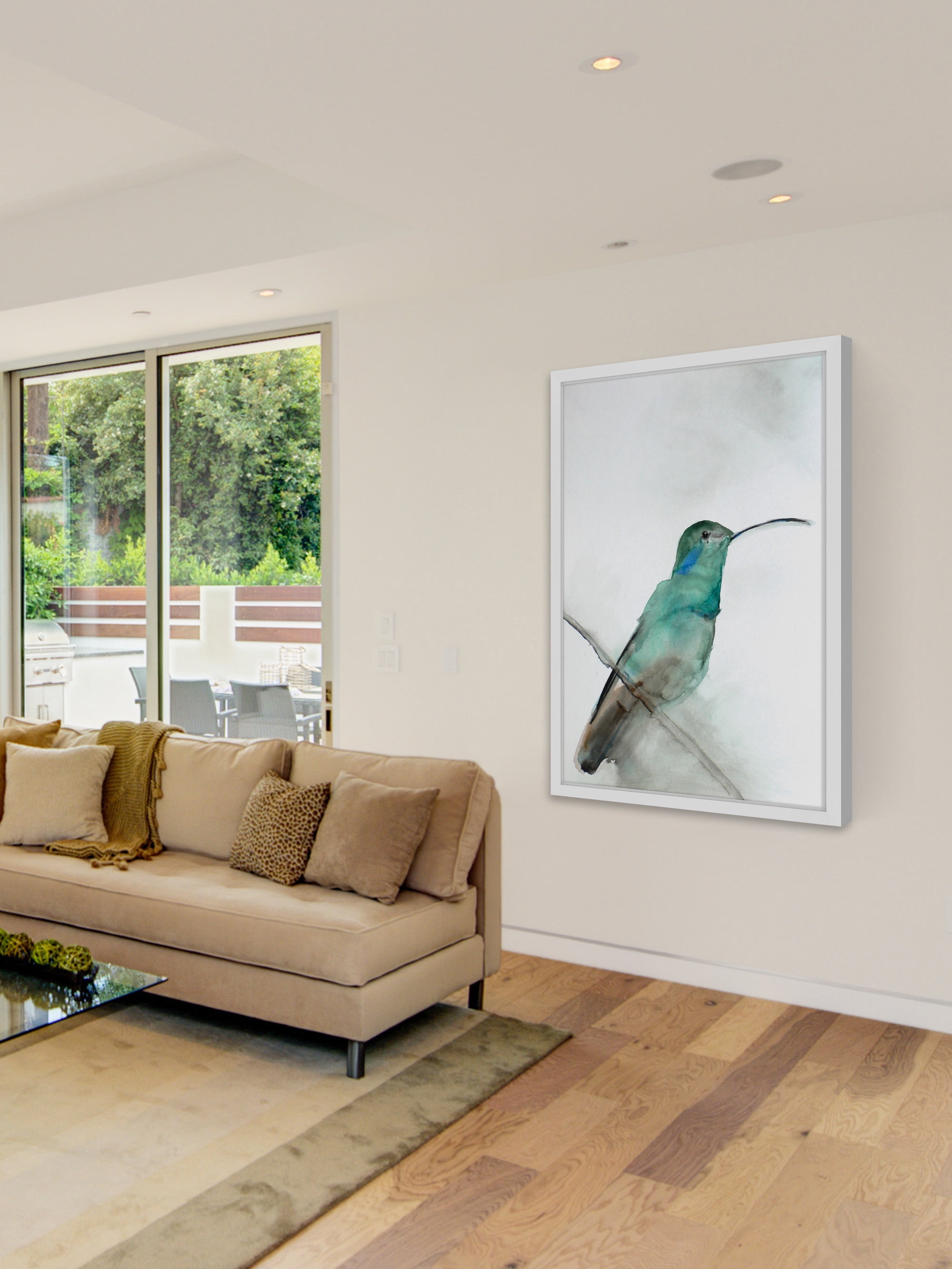 "August Bird" Framed Painting Print