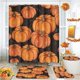 thumbnail image 3 of Juego de cortina de ducha de otoño con tapa de inodoro y alfombras antideslizantes, 4 piezas de cortinas de ducha de bosque de calabazas en follaje otoñal para baño, decoración de baño de otoño, 3 of 7