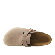 Birkenstock Unisex Boston BS Oiled Leather Clog Sandals- Tabacco Brown